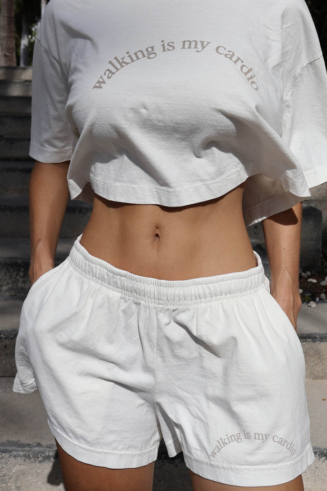 Walking Is My Cardio Shorts