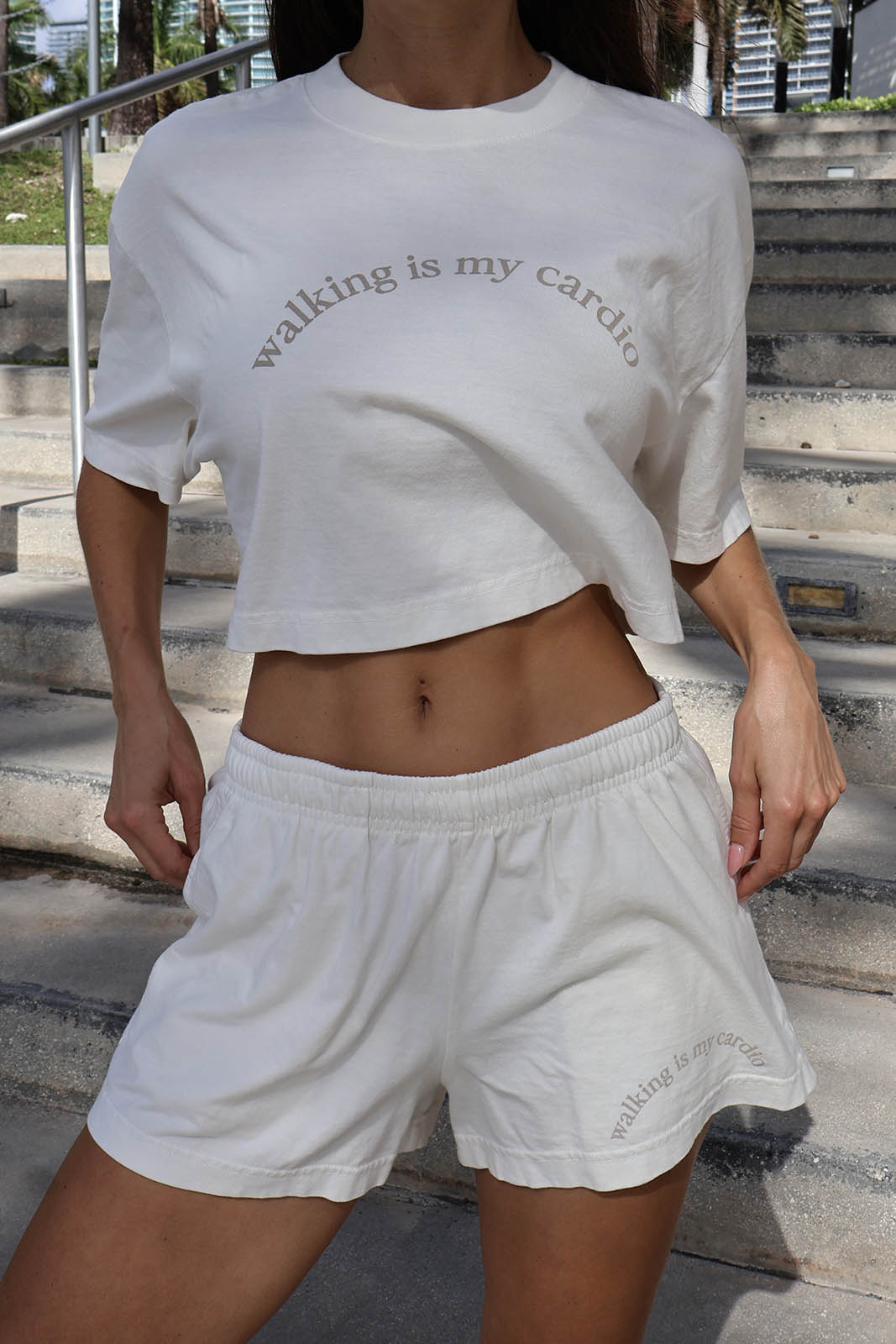 Walking Is My Cardio Shorts